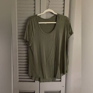 Green Slouchy Tee